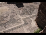 05478 ostia - regio iii - insula x - terme dei sette sapienti (iii,x,2) - raum 21 - tepidarium - re - mosaik - amorino auf seeungeheuer - 2016.jpg